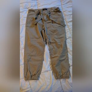 Women's Tan Jogger Pants